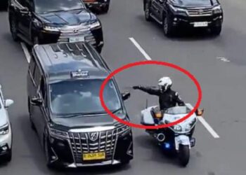 Polisi Beri Sanksi kepada Petugas Patwal Mobil RI 36