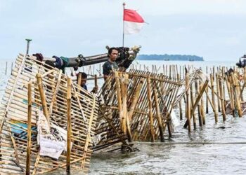 Pagar Laut di Tangerang Akhirnya Dibongkar