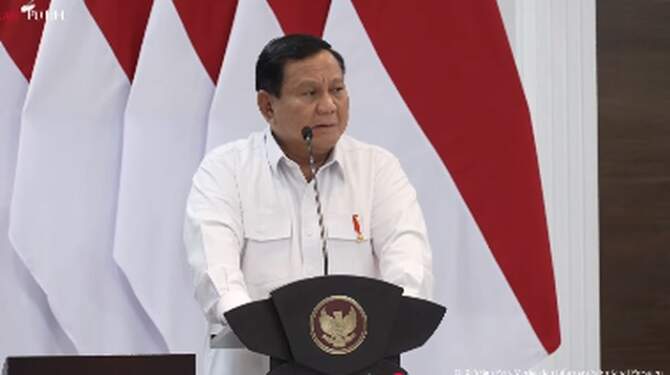 Foto: Presiden Prabowo Subianto.