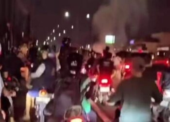 Suporter PSMS Ricuh, Motor Dibakar