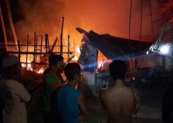 Rumah Ketua KPU Tapteng Terbakar saat Hadiri Sidang MK