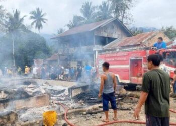 7 Rumah di Dairi Hangus Terbakar