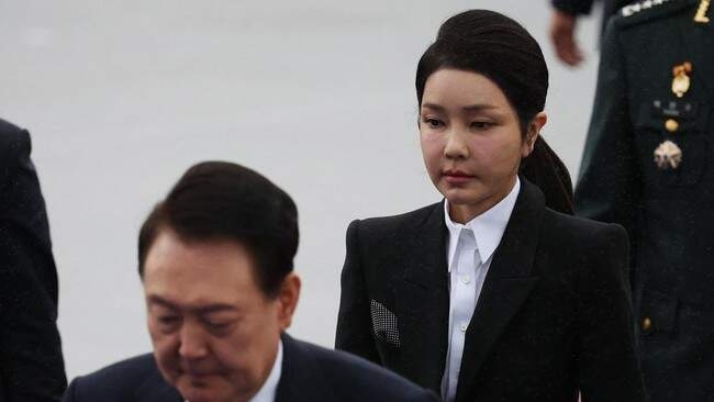Kim Keon Hee sakit setelah sang suami ditangkap. 