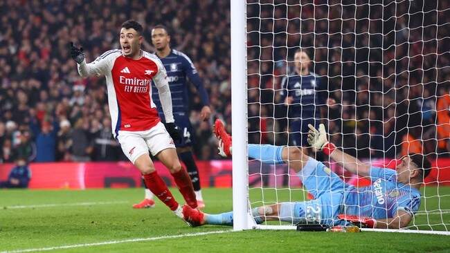 Foto: Arsenal ditahan Aston Villa 2-2 di Liga Inggris.