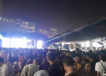 Malam Pergantian Tahun, Ribuan Masyarakat Padati Lapangan Benteng