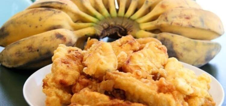 Pisang kepok.