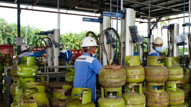 Foto: PT Pertamina Patra Niaga Regional Sumbagut terus melakukan pendataan dan sosialisasi terkait pengguna LPG 3 Kg.(Dok:Pertamina Sumbagut)