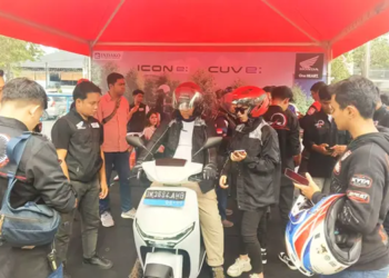 Foto: Ramah Lingkungan, Sumut Honda Bikers Bahagia Sambut Hadirnya Honda ICON e: dan Honda CUV e: 5
