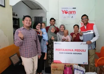 Foto: Pertamina Patra Niaga Beri Semangat dan Bantuan Kepada Anak-Anak Penderita Kanker di Medan 10