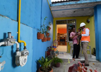 PGN terus meningkatkan layanan bagi pelanggan rumah tangga dan usaha kecil.(Dok:PGN)