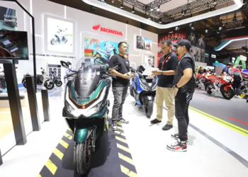 Foto: New Honda PCX160 Jadi Idola Konsumen IIMS 2025 3