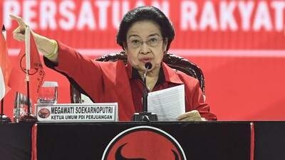 Ketua Umum PDIP, Megawati Soekarnoputri. 