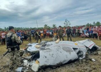 Pesawat Kontrak Militer AS Jatuh di Filipina, 4 Orang Tewas