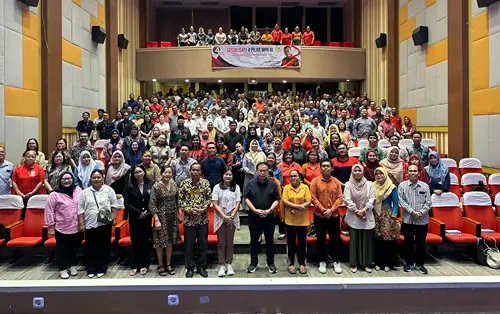 Kegiatan sosialisasi 4 Pilar Berbangsa dan Bernegara MPR RI bersama guru dan kepala sekolah di Aula Bung Karno, Yayasan Pendidikan Sultan Iskandar Muda, Jalan Sunggal, Gg Bakul, Medan, Senin (24/02).(Ist)