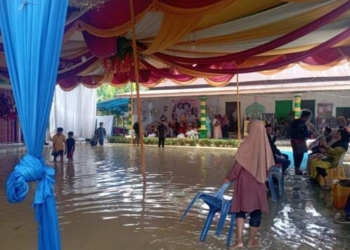 Sungai Batang Serangan Langkat Meluap, Jembatan Titi Kurus Putus