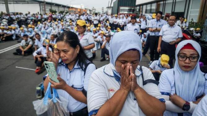 Foto: Karyawan PT Sritex.