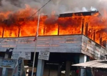 Kantor Desa Penungkiten di Deli Serdang Hangus Terbakar