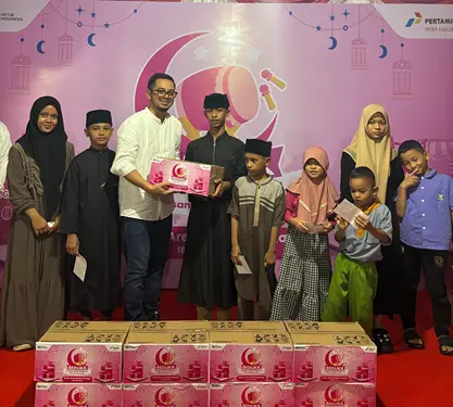 PT Pertamina Patra Niaga Regional Sumbagut melalui Sales Area Retail Sibolga sukses menggelar Berbuka dengan Usaha Kecil dan Komunitas (BEDUKK) 2025.(Dok:Pertamina Sumbagut)