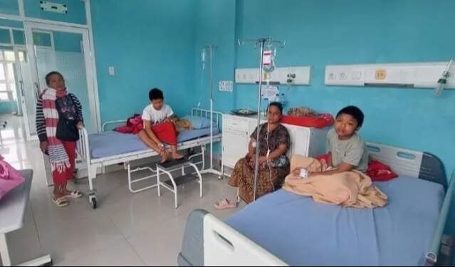 Kedua korban selamat saat dirawat di RSUD Sidikalang, Rabu (5/3/2025).