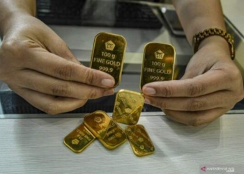 Harga Emas Merangkak Naik