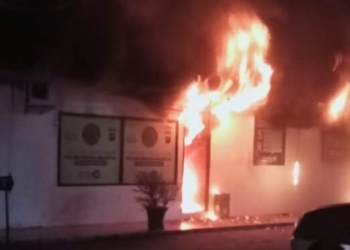 Kantor Polsek Helvetia Terbakar