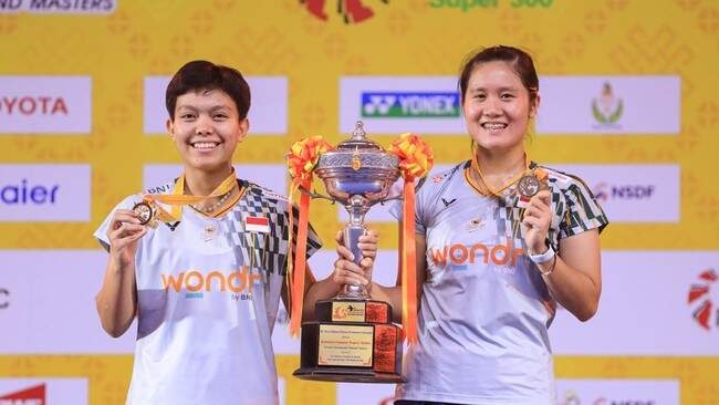 Lanny/Tria jadi juara di Thailand Masters 2025.