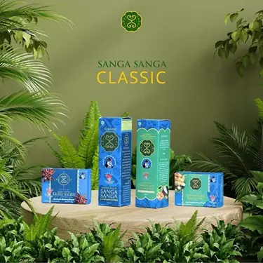 Minyak balur herbal dengan merek Sanga Sanga.(Istimewa)