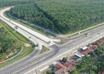 Volume Kendaraan Lintas di Tol Binjai-Langsa Naik
