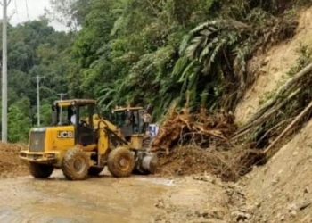 Jalinsum Taput-Tapsel Sudah Normal Usai Tertimbun Longsor