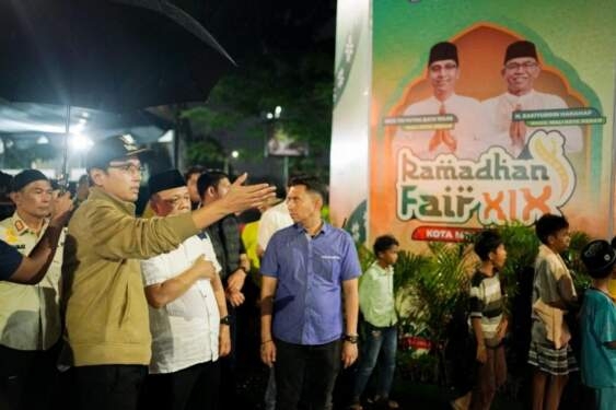 Walikota Medan Rico Waas dihadiri pembukaan Ramadhan Fair 2025.