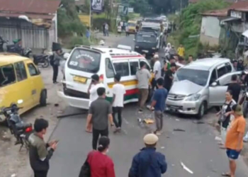 4 Mobil di Dairi Tabrakan Beruntun, 9 Korban Masuk Rumah Sakit