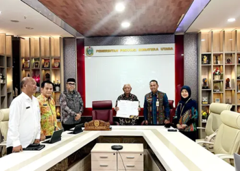 Foto: DJP dan DJPK Teken Kerja Sama, Pemprovsu dan Pemkab Deli Serdang Turut Serta 6