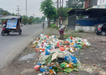 Petugas Kebersihan Binjai Mogok Massal, Sampah Berserak