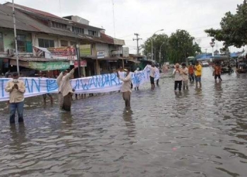 Banjir Rob Ancam Pesisir Belawan