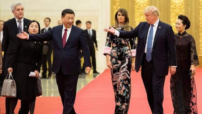 Foto: Presiden AS Donald Trump dan Presiden Tiongkok Xi Jinping.