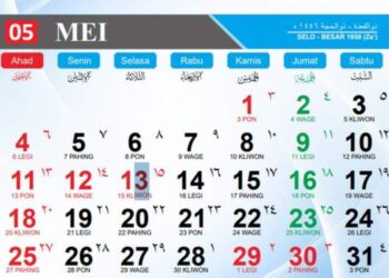 Catat! Ini Daftar Tanggal Merah Bulan Mei 2025