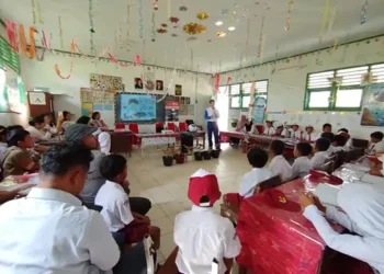 Foto: Lahirkan Generasi #cari_aman, Honda Edukasi Pelajar SD di Kabupaten Dairi 2