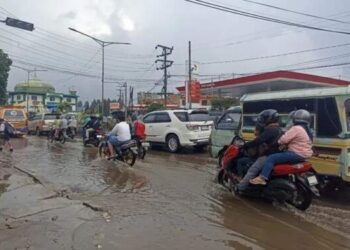 Jalan Jamin Ginting Kembali Terendam Banjir
