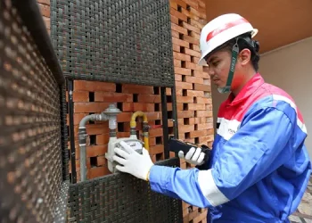 Sebagai bentuk dukungan bagi pelanggan baru, PGN memberikan pemasangan pipa gas gratis hingga 15 meter dari meteran ke kompor.(Dok:PGN)