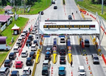 Volume Kendaraan di Tol Trans Sumatera Naik 148 Persen