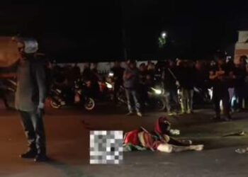Tragis! Wanita Tua di Tanjung Morawa Tewas Dihantam Bus DAMRI
