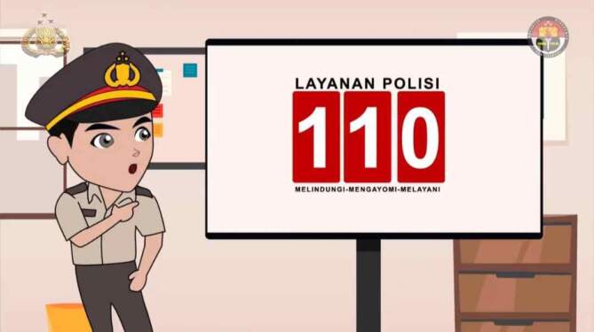 Foto: Layananan "call center" 110.