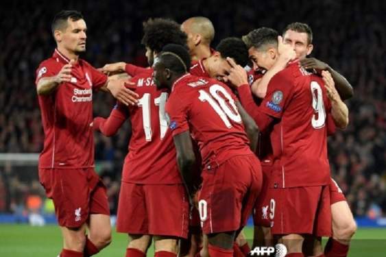 Foto: Liverpool selangkah lagi segel gelar juara Liga Inggris.