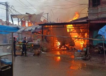 6 Ruko di Aceh Timur Hangus Terbakar