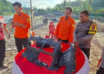 Serpihan Mobil Avanza Terjun ke Sungai Pakpak Bharat Ditemukan