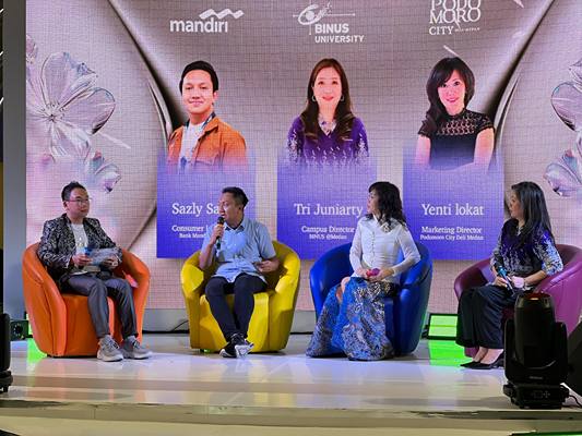 Foto: BINUS @Medan bekerja sama dengan Podomoro City Deli Medan menyelenggarakan acara edukatif dan inspiratif di Deli Park Mall pada tanggal 15–18 Mei 2025.(Dok:Binus Medan)