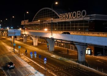 Bandara Vnukovo Moskow. (Foto: Natalia Kolesnikova/AFP)