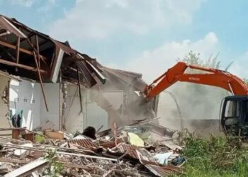 11,4 Hektare Lahan di Medan Estate Dieksekusi, 10 Bangunan Rata