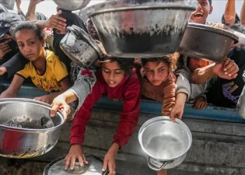 Ilustrasi kelangkaan pangan di Jalur Gaza. (ANTARA/Anadolu/py)
