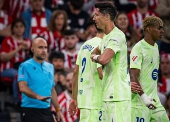 Foto: Selesaikan Musim Liga Spanyol, Barcelona Kalahkan Athletic Bilbao 3-0 8